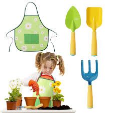 Kit de Jardinería Infantil DKINY: 4 Piezas para Pequeños Jardineros